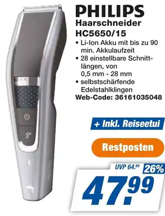 expert Techno Land PHILIPS Haarschneider HC5650/15 Angebot