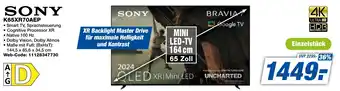 expert Techno Land SONY K65XR70AEP Angebot