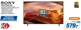 expert Techno Land SONY KD55X75WLAEP Angebot