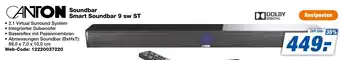 expert Techno Land CANTON Soundbar Smart Soundbar 9 sw ST Angebot