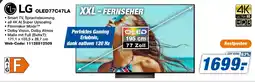 expert Techno Land LG OLED77C47LA Angebot