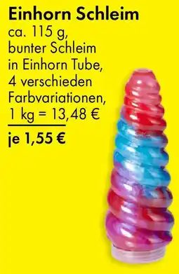 TEDi Einhorn Schleim Angebot