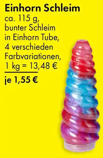 TEDi Einhorn Schleim Angebot