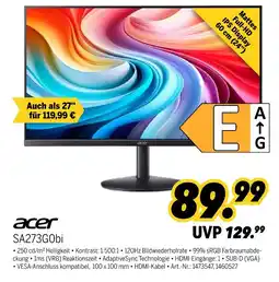 MEDIMAX Acer sa273g0bi Angebot