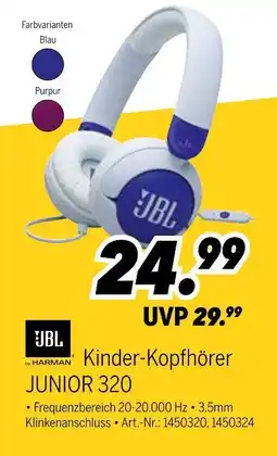 MEDIMAX Jbl kinder-kopfhörer junior 320 Angebot