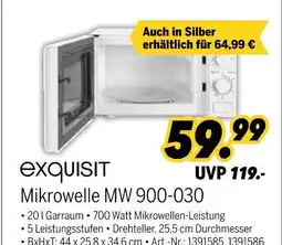 MEDIMAX Exquisit mikrowelle mw 900-030 Angebot