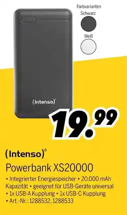 MEDIMAX Intenso powerbank xs20000 Angebot