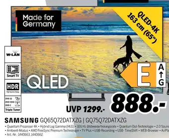 MEDIMAX Samsung qled-4k 163 cm (65) Angebot