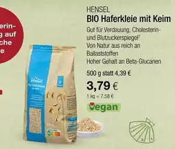 Vitalia Hensel bio haferkleie mit keim Angebot