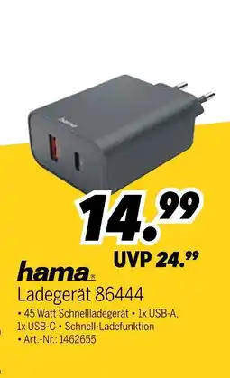 MEDIMAX Hama ladegerät 86444 Angebot