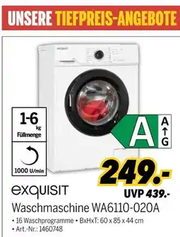 MEDIMAX Exquisit waschmaschine wa6110-020a Angebot