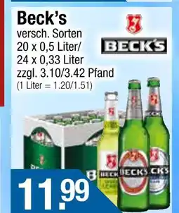 Getränke City Beck's beck's Angebot