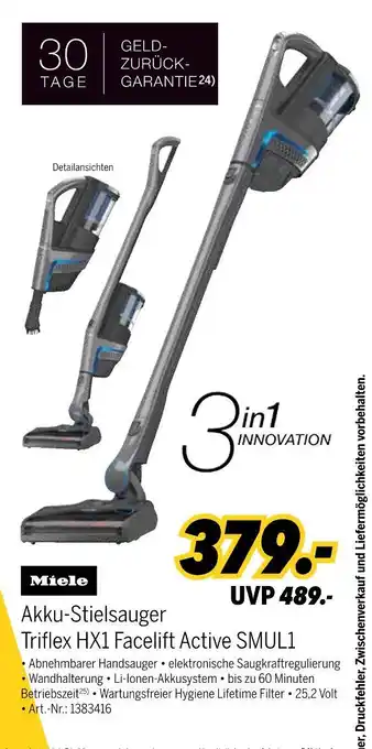MEDIMAX Miele akku-stielsauger triflex hx1 facelift active smul1 Angebot