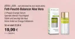 Vitalia Arya laya fett-feucht-balancer aloe vera Angebot