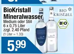 Getränke City Biokristall mineralwasser medium Angebot