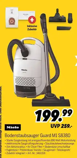 MEDIMAX Miele bodenstaubsauger guard m1 s8380 Angebot