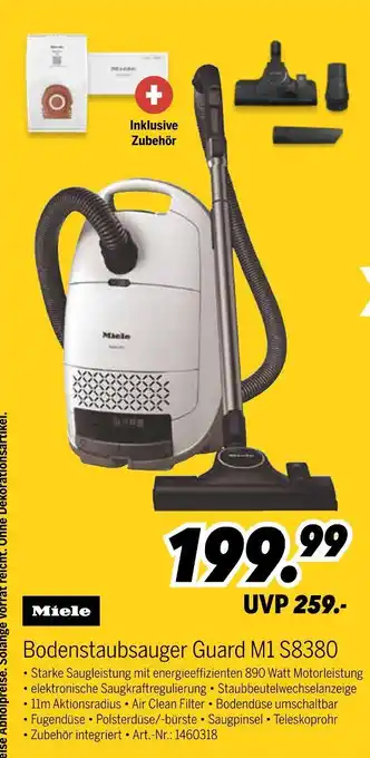MEDIMAX Miele bodenstaubsauger guard m1 s8380 Angebot