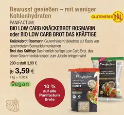 Vitalia Panifactum bio low carb knäckebrot rosmarin Angebot