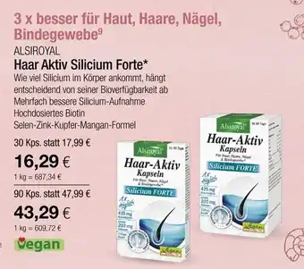 Vitalia Alsiroyal haar aktiv silicium forte 30 kps Angebot