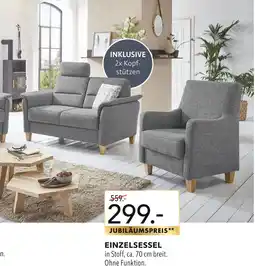 Multipolster Polstergarnitur oder einzelsessel Angebot