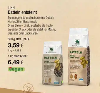 Vitalia Lihn datteln entsteint 500 g Angebot