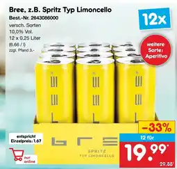 Netto Marken-Discount Bree spritz typ limoncello Angebot