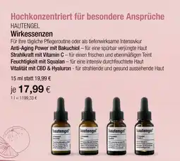 Vitalia Hautengel wirkessenz bakuchiol Angebot