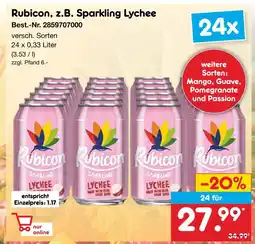 Netto Marken-Discount Rubicon sparkling lychee Angebot