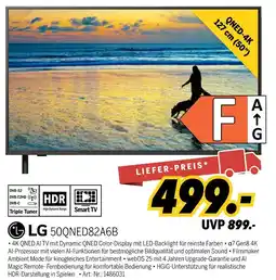 MEDIMAX Lg tv qned-4k 50qned82a6b Angebot