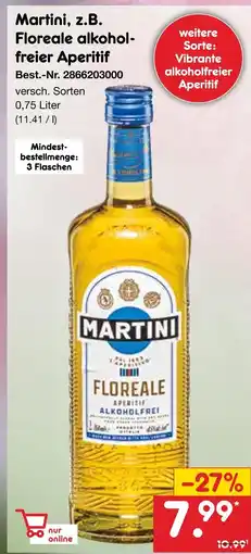 Netto Marken-Discount Martini floreale alkoholfreier aperitif Angebot