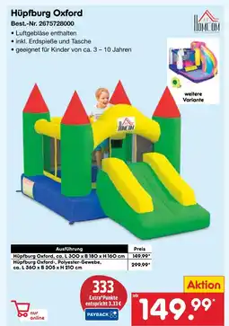 Netto Marken-Discount Homcom hüpfburg oxford Angebot