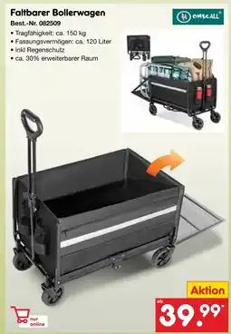 Netto Marken-Discount Homecall faltbarer bollerwagen Angebot