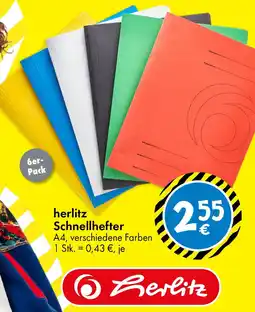 TEDi herlitz Schnellhefter Angebot