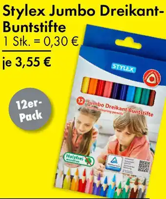 TEDi Stylex Jumbo Dreikant Buntstifte Angebot