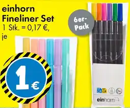 TEDi einhorn Fineliner Set Angebot
