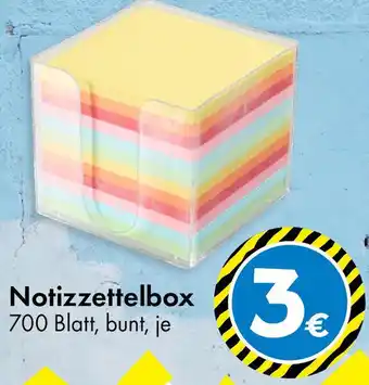 TEDi Notizzettelbox Angebot