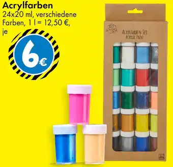 TEDi Acrylfarben Angebot