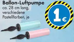TEDi Ballon-Luftpumpe Angebot