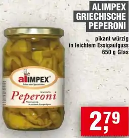 Handelshof Alimpex griechische peperoni Angebot
