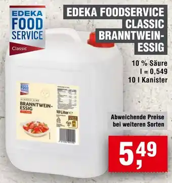 Handelshof Edeka foodservice classic branntwein essig Angebot