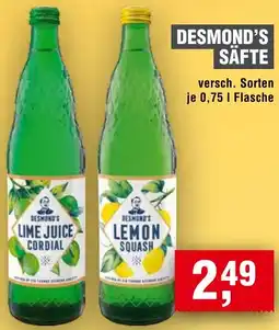 Handelshof Desmond's Säfte Angebot