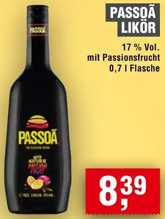 Handelshof Passoã likör Angebot