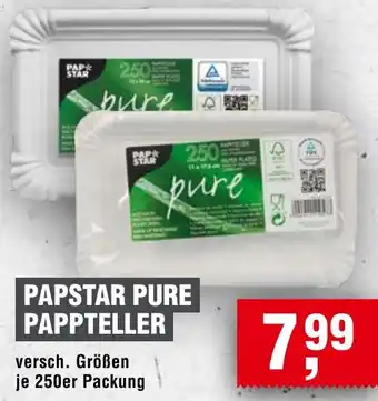 Handelshof Papstar pure pappteller Angebot