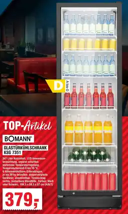 Handelshof BOMANN Glastürkühlschrank KSG 7351 Angebot