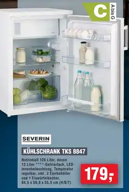 Handelshof SEVERIN KÜHLSCHRANK TKS 8847 Angebot