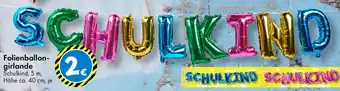 TEDi Folienballongirlande Angebot