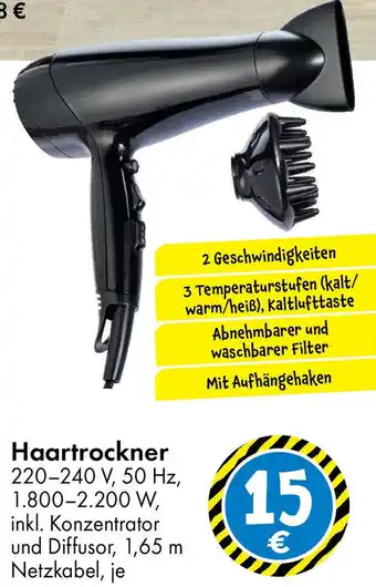 TEDi Haartrockner Angebot