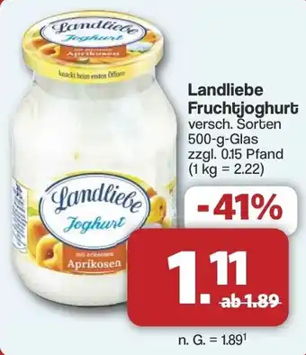 Famila Nord West Landliebe Fruchtjoghurt Angebot