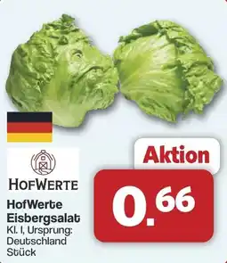 Famila Nord West HofWerte Eisbergsalat Angebot