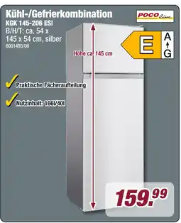 Poco Pocoline kühl-/gefrierkombination kgk 145-206 esi Angebot